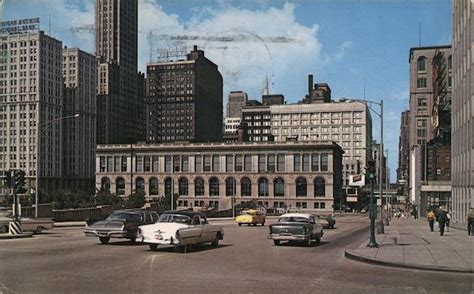 Chicago Public Library Illinois Postcard