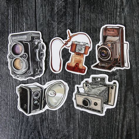 Camera Sticker Pack – The Velvet Dot