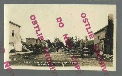 Sanborn IOWA 1914 MAIN STREET TORNADO Ruins nr Sheldon Sibley Primghar Hartley – Cuisine ...