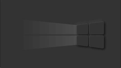 1920x1080 Resolution Windows 10 Dark Mode Logo 1080P Laptop Full HD Wallpaper - Wallpapers Den
