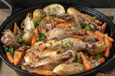 Roasted Cornish Hen with Vegetables • Zona Cooks