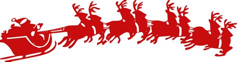 Santa sleigh PNG