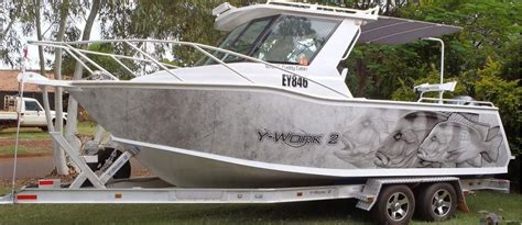 Fishing Boat Wraps and Signage - Custom Design and Installation Services