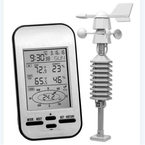 Weather station wireless sensor temperature wind speed direction ...