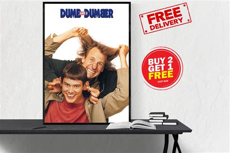 Dumb and Dumber Movie Poster 1994 | Etsy