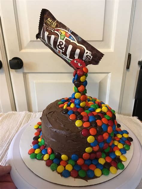 M&Ms cake | Cake, How to make cake, Celebration cakes