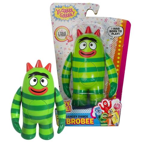 Yo Gabba Gabba 6" Dancey Dance Talking Brobee Figure | Yo gabba gabba ...