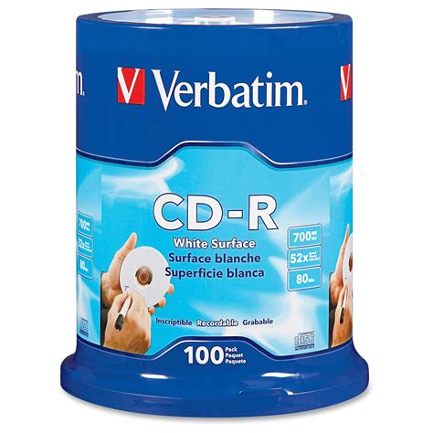 Blank White CD-R Printable Disks - Walmart.com