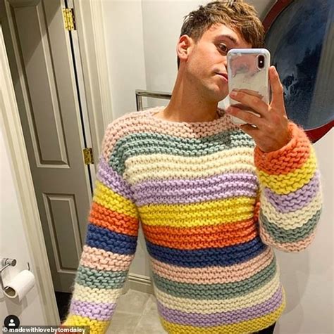 Tom Daley shows off his impressive knitting designs on new Instagram ...