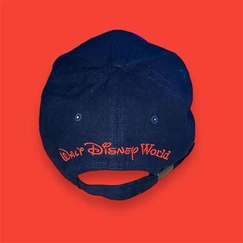 Vintage Walt Disney World Mickey Mouse Strapback Cap... - Depop