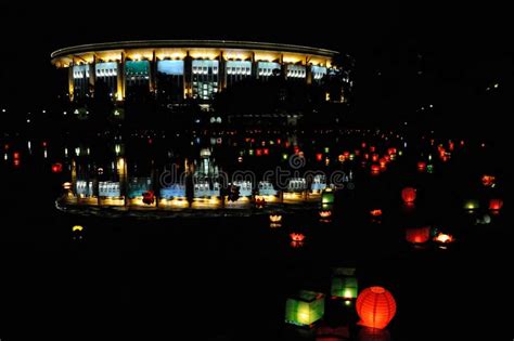 Paper lantern festival stock photo. Image of glow, reflections - 98216558