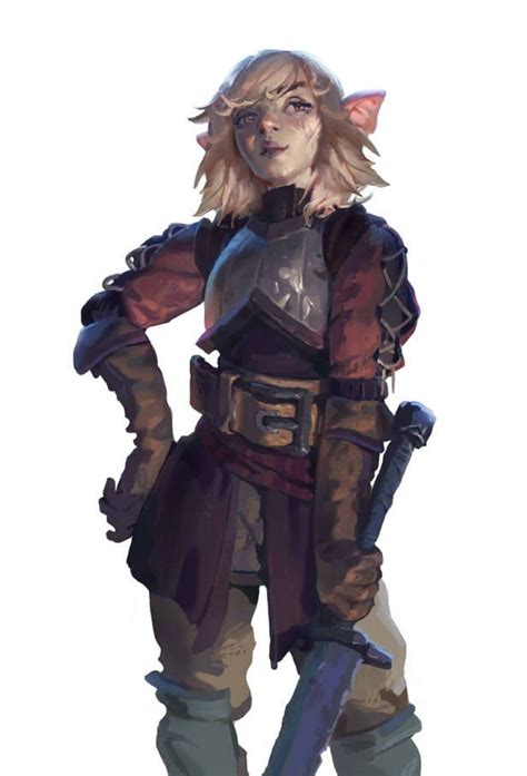 RPG Halfling #FrattyMatsuura | Character art, Character portraits ...