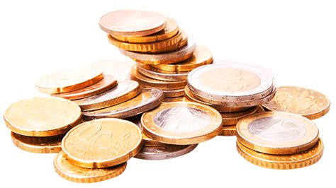 Stack Of Euro Coins transparent PNG - StickPNG