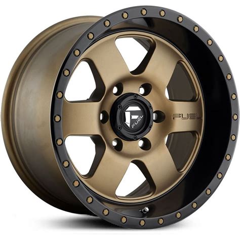 Fuel D617 Podium Wheels Matte Bronze w/ Black Lip | Fuel wheels, Bronze wheels, Truck rims