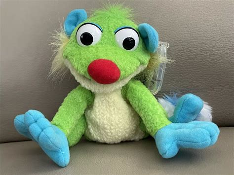 Mavin | Vintage Disney Jim Henson Bear In The Big Blue House TREELO Plush Toy Star Bear