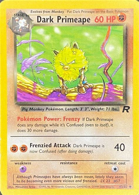 Dark Primeape Pokemon Card Price Guide – Sports Card Investor