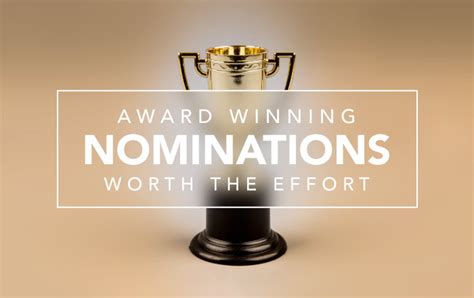 Award Winning Nominations Worth the Effort - Cooksey Communications