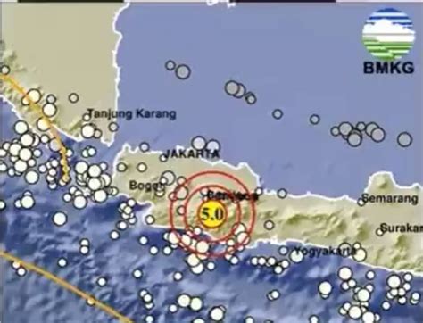 Baru Saja Gempa Guncang Bandung Hari Ini, Titik Lokasinya Berada di Kabupaten Bandung 5,0 ...