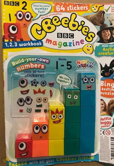 New Numberblocks CBeebies 1-5 Set with Cbeebies magazine, Number Blocks ...