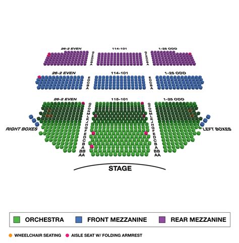 Broadway Theatre Large Broadway Seating Charts