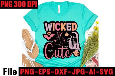 Wicked Cute T-shirt Design,Basic Witch T-shirt Design,Halloween svg bundle , 50 halloween t ...