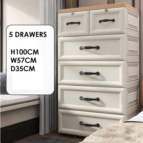 CHEST DRAWERS WITH LOCK/PLASTIC CHEST DRAWER/MULTI PURPOSE CABINET ...