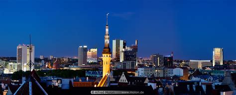 Photo of Tallinn skyline. Panoramic views and skylines, Tallinn, Estonia