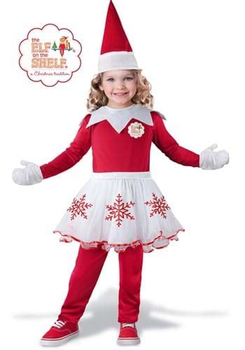 Girl's Elf on the Shelf Toddler Costume