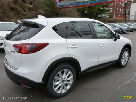 Crystal White Pearl Mica 2014 Mazda CX-5 Grand Touring AWD Exterior Photo #78287968 | GTCarLot.com