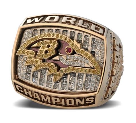 2000 Marvis Nash Baltimore Ravens Super Bowl Championship Ring