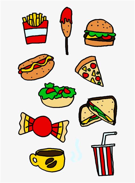 Food Groups Clipart At Getdrawings - Junk Food Vs Healthy Food Cartoon ...