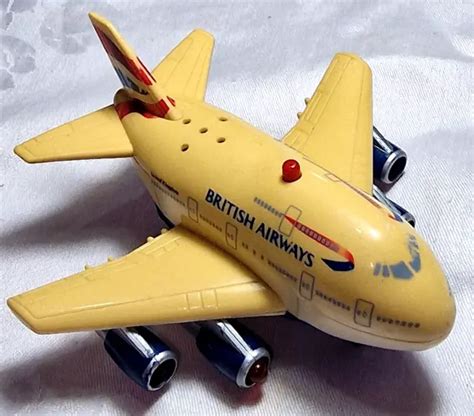 BRITISH AIRWAYS BOEING 747 Airliner Battery Operated Circa 1995 Play ...