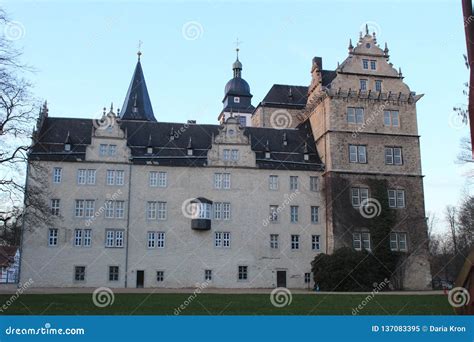 Wolfsburg Castle in Winter, Germany Editorial Image - Image of stone ...