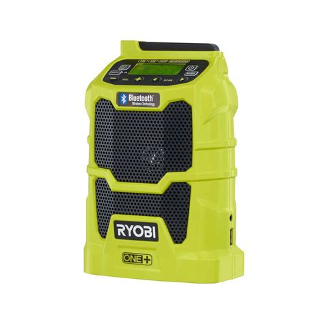 Ryobi 18-Volt ONE+ Compact Radio with Bluetooth Wireless Technology ...