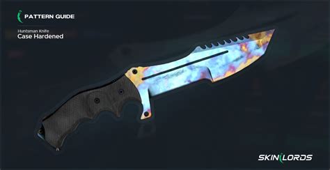 Huntsman Knife Case Hardened | All Blue Gem Seeds - SkinLords