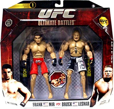 UFC UFC Collection Series 1 Brock Lesnar vs. Frank Mir Action Figure 2 ...