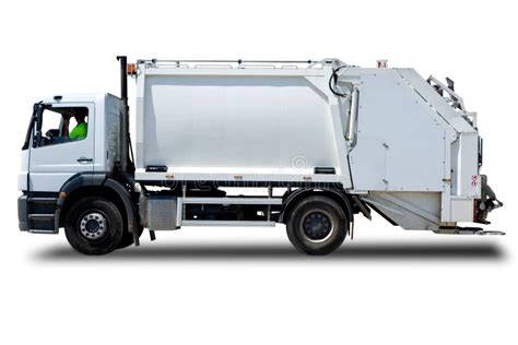 Truck for trash stock vector. Illustration of trash, collecting - 23402110