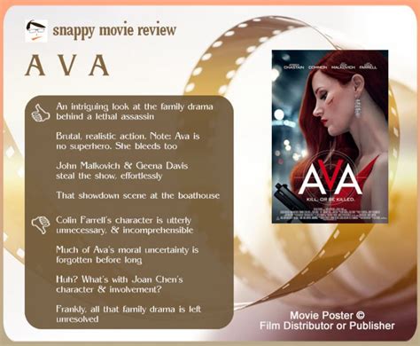 Ava Movie Review | The Scribbling Geek