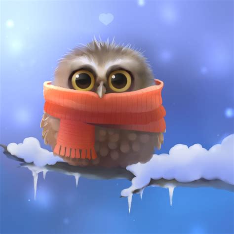 Cute Owl Graphic iPad Wallpapers Free Download