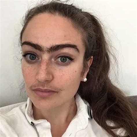 Woman Decides To Grow Moustache And Unibrow To "Weed Out" Bad Dates