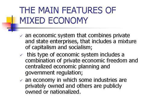 THE MAIN FEATURES OF PLANNED ECONOMY ü ü