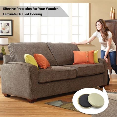 12 Pcs furniture sliding pads | Round Furniture Moving Pads