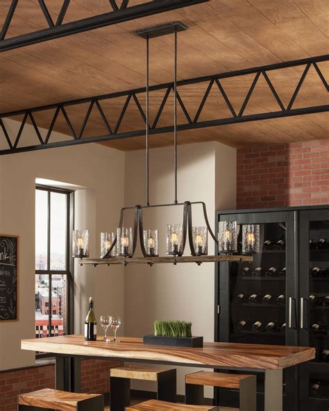 Influenced by both rustic and industrial design, the transitional ...