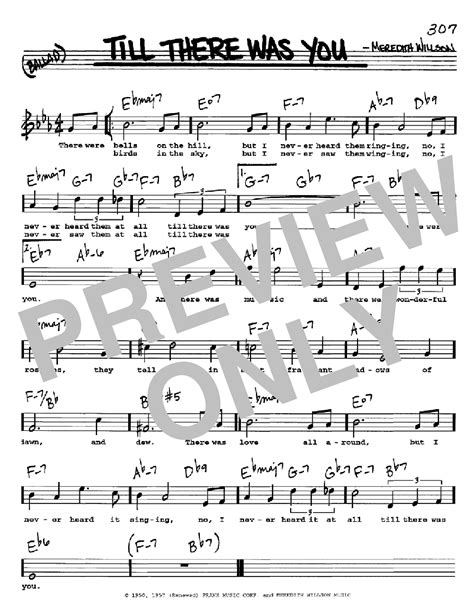 Till There Was You | Sheet Music Direct