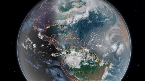 World Weather Satellite Map - Lilly Pauline