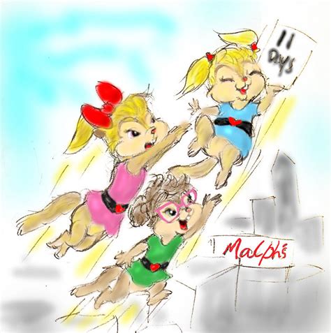 powerpuff Chipettes by ElFunnimal on DeviantArt