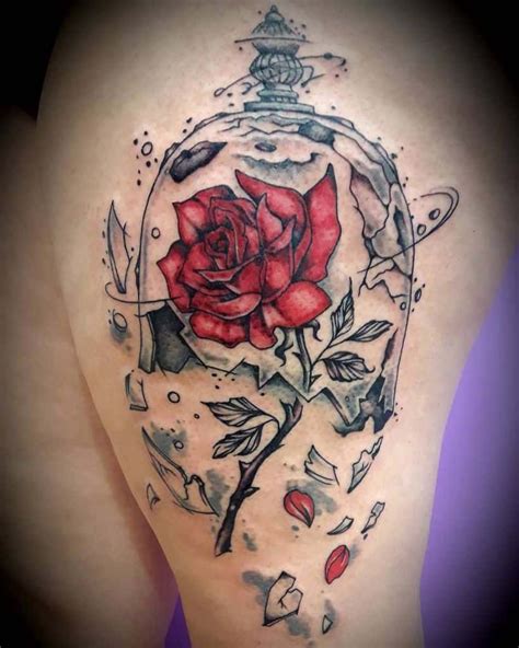 Top 100 Best Beauty and the Beast Tattoos [2021 Inspiration Guide ...