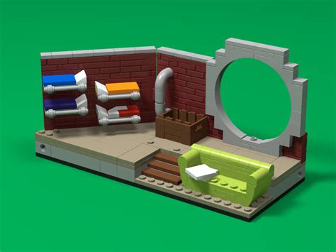 LEGO MOC Modular Teenage Mutant Ninja Turtle Lair by 22.custom | Rebrickable - Build with LEGO