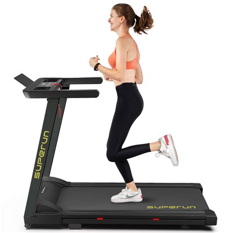 AS01 Black Foldable Electric Treadmill - SupeRun®