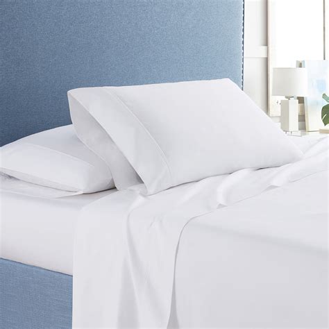 Sweet Home Collection 100-Percent Egyptian Cotton Percale Sheet Set 200 ...